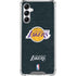 NBA Los Angeles Lakers Black Primary Logo Galaxy A15 5G Clear Case